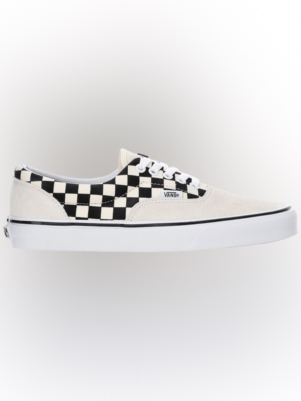 Vans Era low-top sneakers cream suede toe caps checkered unisex Size M8 W 9.5